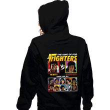 Load image into Gallery viewer, Shirts Zippered Hoodies, Unisex / Small / Black King Of Pop Fighters