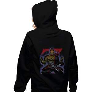 Daily_Deal_Shirts Zippered Hoodies, Unisex / Small / Black Demon King