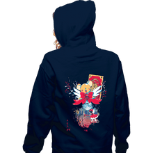Load image into Gallery viewer, Secret_Shirts Zippered Hoodies, Unisex / Small / Navy Sakura Spring...