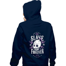 Load image into Gallery viewer, Shirts Zippered Hoodies, Unisex / Small / Navy Slave Forever