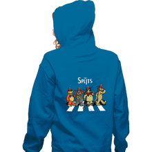 Load image into Gallery viewer, Secret_Shirts Zippered Hoodies, Unisex / Small / Royal Blue The Splits