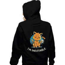 Load image into Gallery viewer, Shirts Zippered Hoodies, Unisex / Small / Black I'm Inevitable