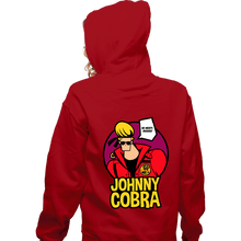 Load image into Gallery viewer, Shirts Zippered Hoodies, Unisex / Small / Red Johnny Cobra