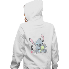 Load image into Gallery viewer, Shirts Pullover Hoodies, Unisex / Small / White Stitch Watercolor