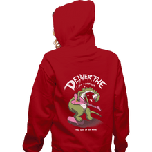 Load image into Gallery viewer, Shirts Zippered Hoodies, Unisex / Small / Red Last Dinosaur Vs The World