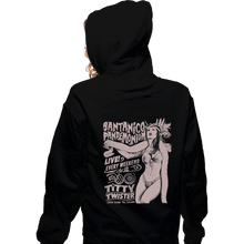 Load image into Gallery viewer, Shirts Zippered Hoodies, Unisex / Small / Black Santanico Pandemonium