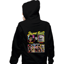 Load image into Gallery viewer, Shirts Zippered Hoodies, Unisex / Small / Black Stallone Fighter
