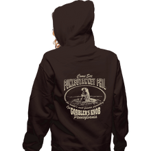 Load image into Gallery viewer, Shirts Pullover Hoodies, Unisex / Small / Dark Chocolate Gobbler's Knob