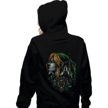 Load image into Gallery viewer, Shirts Zippered Hoodies, Unisex / Small / Black Emblem Of The Chosen One
