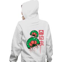 Load image into Gallery viewer, Shirts Zippered Hoodies, Unisex / Small / White The Larvas