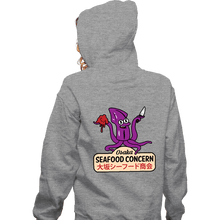 Load image into Gallery viewer, Secret_Shirts Zippered Hoodies, Unisex / Small / Sports Grey Osaka Seafood