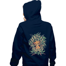 Load image into Gallery viewer, Shirts Zippered Hoodies, Unisex / Small / Navy The True King