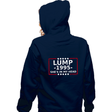 Load image into Gallery viewer, Secret_Shirts Zippered Hoodies, Unisex / Small / Navy Vote Lump