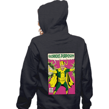 Load image into Gallery viewer, Shirts Zippered Hoodies, Unisex / Small / Dark Heather Glorious Purpose!!!