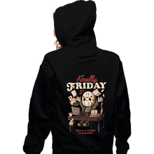 Load image into Gallery viewer, Daily_Deal_Shirts Zippered Hoodies, Unisex / Small / Black Finally Friday