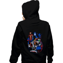 Load image into Gallery viewer, Shirts Zippered Hoodies, Unisex / Small / Black Groovy Earthworm