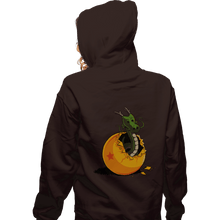 Load image into Gallery viewer, Shirts Zippered Hoodies, Unisex / Small / Dark Chocolate Dragon Egg