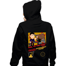 Load image into Gallery viewer, Daily_Deal_Shirts Zippered Hoodies, Unisex / Small / Black Hail To The King