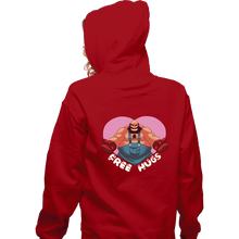 Load image into Gallery viewer, Shirts Zippered Hoodies, Unisex / Small / Red Bear Hugger