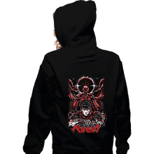 Load image into Gallery viewer, Secret_Shirts Zippered Hoodies, Unisex / Small / Black Marked By Eclipse