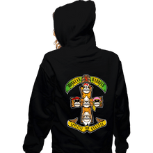 Load image into Gallery viewer, Secret_Shirts Zippered Hoodies, Unisex / Small / Black Appetite For Bananas
