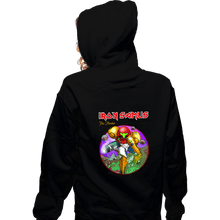 Load image into Gallery viewer, Daily_Deal_Shirts Zippered Hoodies, Unisex / Small / Black Iron Samus