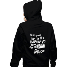 Load image into Gallery viewer, Secret_Shirts Zippered Hoodies, Unisex / Small / Black Look For A Brick