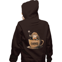 Load image into Gallery viewer, Shirts Zippered Hoodies, Unisex / Small / Dark Chocolate Accio Coffee
