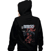Load image into Gallery viewer, Shirts Pullover Hoodies, Unisex / Small / Black Nemesis