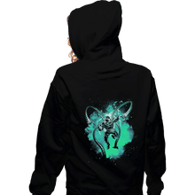 Load image into Gallery viewer, Shirts Zippered Hoodies, Unisex / Small / Black Octopus Soul