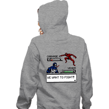 Load image into Gallery viewer, Shirts Zippered Hoodies, Unisex / Small / Sports Grey Carnage Fight
