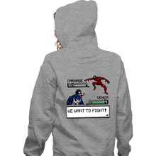 Load image into Gallery viewer, Shirts Zippered Hoodies, Unisex / Small / Sports Grey Carnage Fight