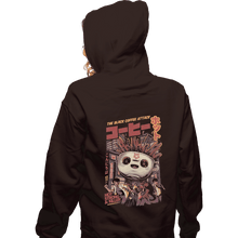 Load image into Gallery viewer, Shirts Zippered Hoodies, Unisex / Small / Dark Chocolate Black Coffee Attack