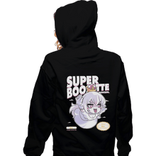 Load image into Gallery viewer, Shirts Zippered Hoodies, Unisex / Small / Black Super Boosette