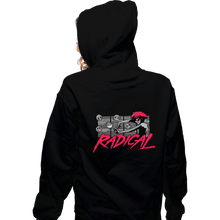 Load image into Gallery viewer, Secret_Shirts Zippered Hoodies, Unisex / Small / Black Radical