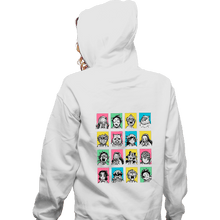 Load image into Gallery viewer, Daily_Deal_Shirts Zippered Hoodies, Unisex / Small / White Slayer Faces