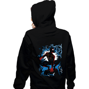 Daily_Deal_Shirts Zippered Hoodies, Unisex / Small / Black Multiverse Spider