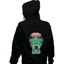Load image into Gallery viewer, Shirts Zippered Hoodies, Unisex / Small / Black Green Pocket Gaming
