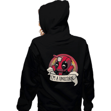 Load image into Gallery viewer, Shirts Pullover Hoodies, Unisex / Small / Black I'm A Unicorn