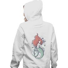 Load image into Gallery viewer, Shirts Zippered Hoodies, Unisex / Small / White The Mermaid