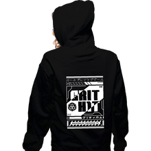 Load image into Gallery viewer, Shirts Zippered Hoodies, Unisex / Small / Black Cyberpunk Critical Hit