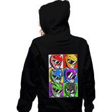 Load image into Gallery viewer, Shirts Pullover Hoodies, Unisex / Small / Black Pop Art Power Rangers