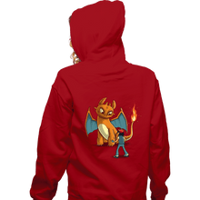 Load image into Gallery viewer, Shirts Zippered Hoodies, Unisex / Small / Red How To Train Your Monster