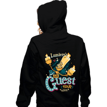 Load image into Gallery viewer, Daily_Deal_Shirts Zippered Hoodies, Unisex / Small / Black Be Our Guest Tour