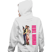 Load image into Gallery viewer, Daily_Deal_Shirts Zippered Hoodies, Unisex / Small / White Rebel Woman