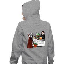 Load image into Gallery viewer, Daily_Deal_Shirts Zippered Hoodies, Unisex / Small / Sports Grey Book Signing