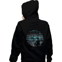 Load image into Gallery viewer, Shirts Zippered Hoodies, Unisex / Small / Black Window