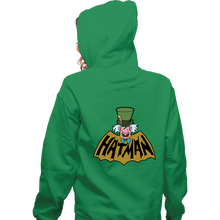 Load image into Gallery viewer, Shirts Zippered Hoodies, Unisex / Small / Irish Green Hatman