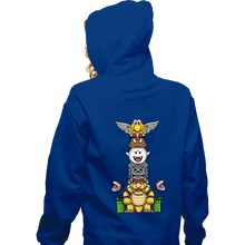 Load image into Gallery viewer, Secret_Shirts Zippered Hoodies, Unisex / Small / Royal Blue Totem Of Terror