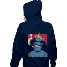 Load image into Gallery viewer, Shirts Zippered Hoodies, Unisex / Small / Navy Notorious FRAG